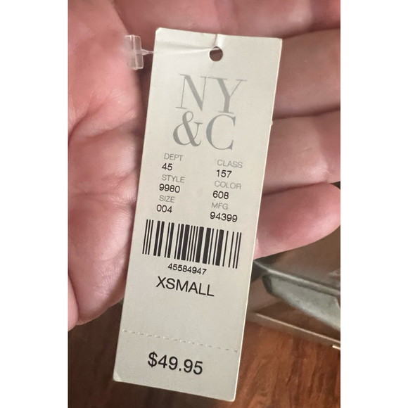 New New York & Company Soho Street Green Wrap T-Shirt Dress - Picture 5 of 6